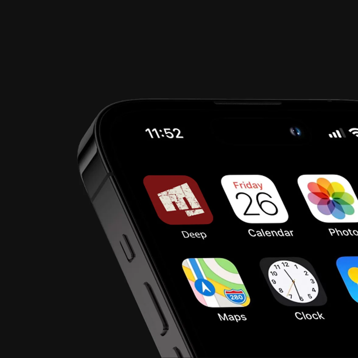 Logotipo da Deep no ícone de app