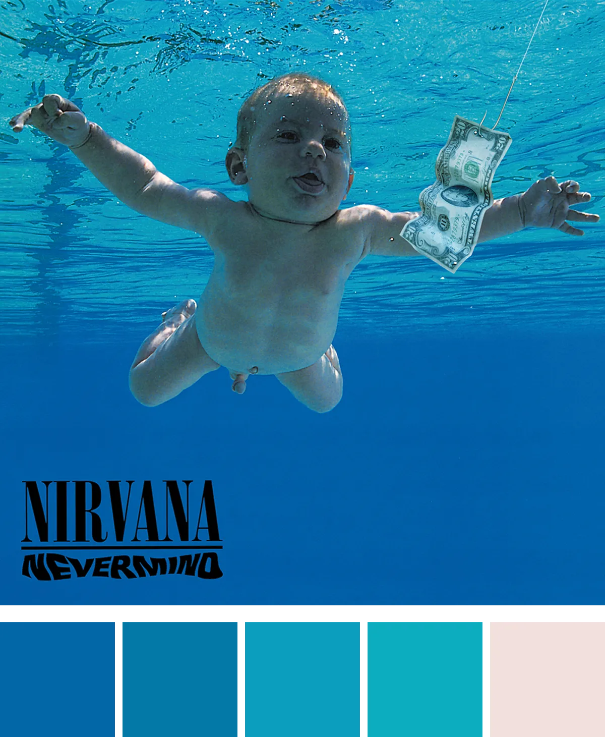 Capa do álbum Nevermind - Nirvana