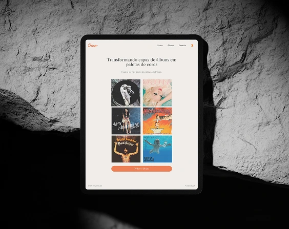 Desenvolvimento do site Discor