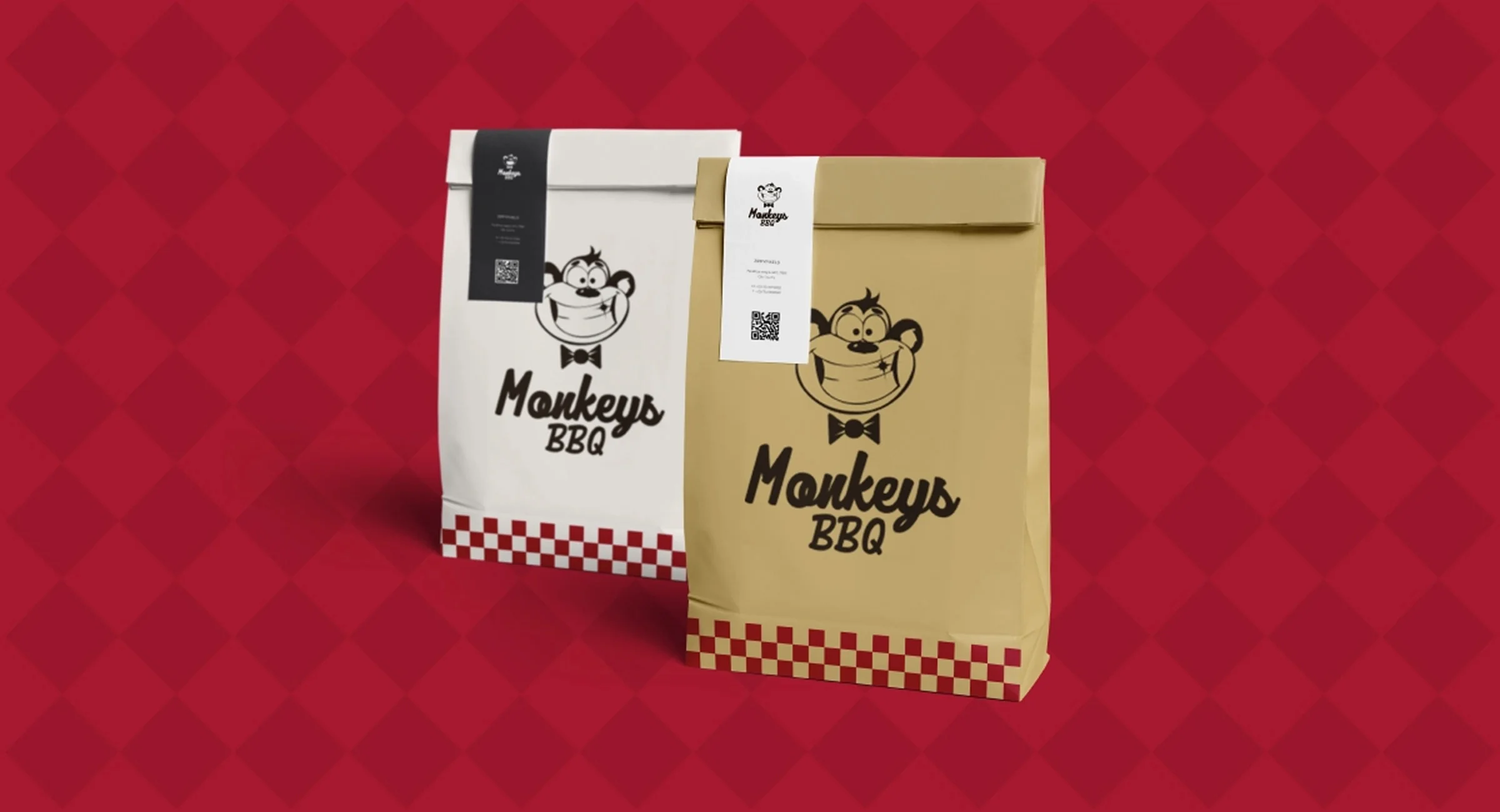 Logotipo da Monjeys na embalagem